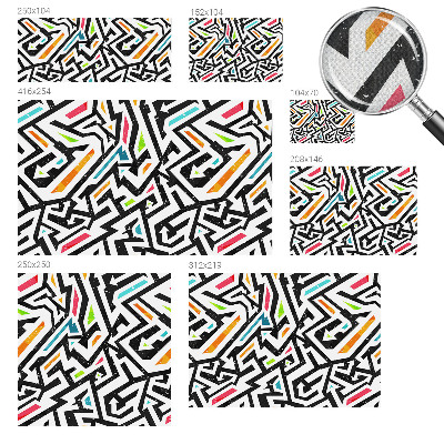 3D fototapet Abstrakt mosaik