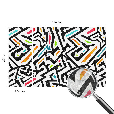 3D fototapet Abstrakt mosaik