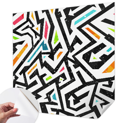 3D fototapet Abstrakt mosaik