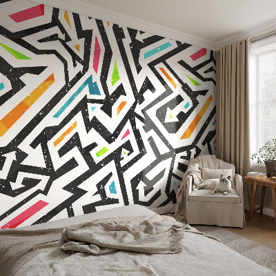 3D fototapet Abstrakt mosaik