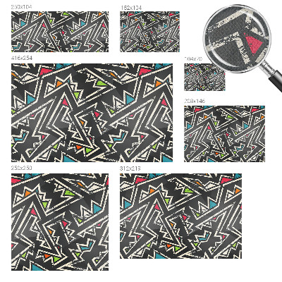 Självhäftande fototapet Energisk geometri