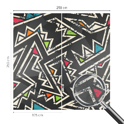 Självhäftande fototapet Energisk geometri