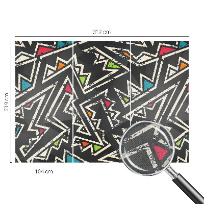 Självhäftande fototapet Energisk geometri