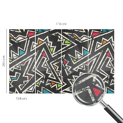 Självhäftande fototapet Energisk geometri