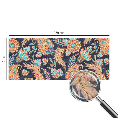 3D fototapet Blommönster