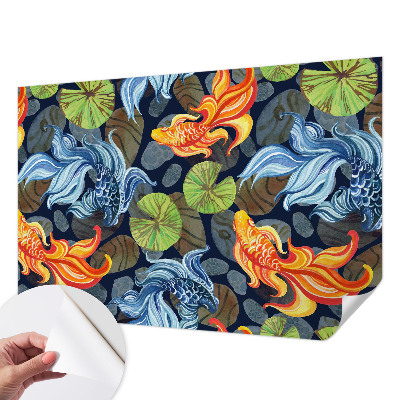 Fototapet barn Fiskmönster