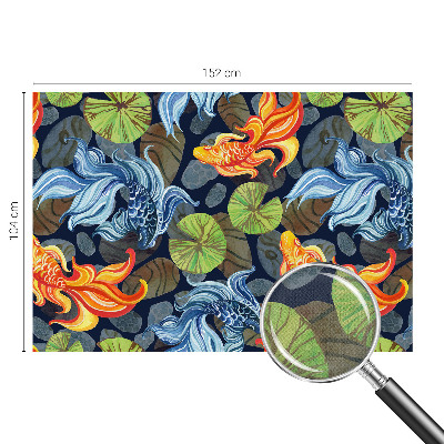 Fototapet barn Fiskmönster