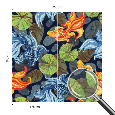 Fototapet barn Fiskmönster