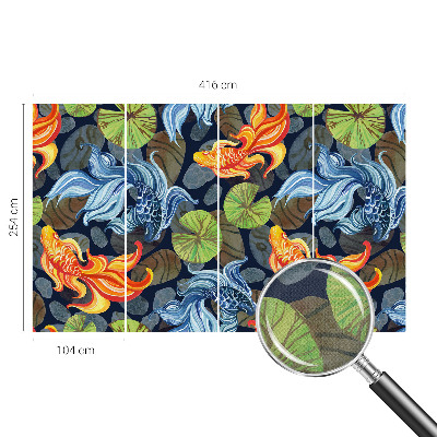 Fototapet barn Fiskmönster