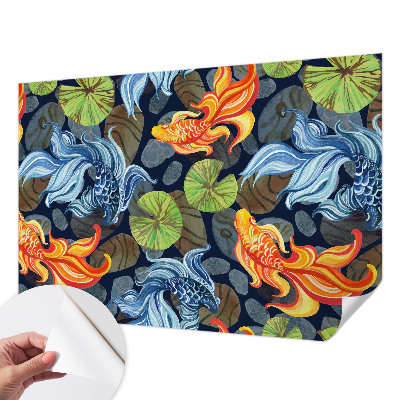 Fototapet barn Fiskmönster