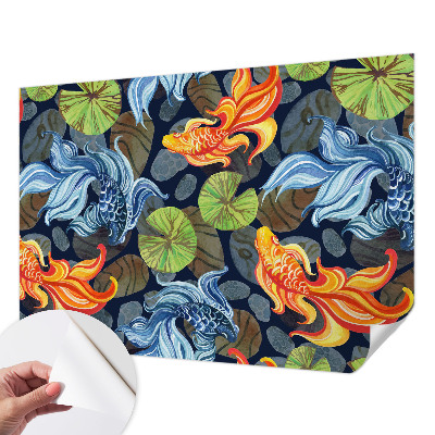 Fototapet barn Fiskmönster