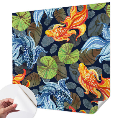 Fototapet barn Fiskmönster