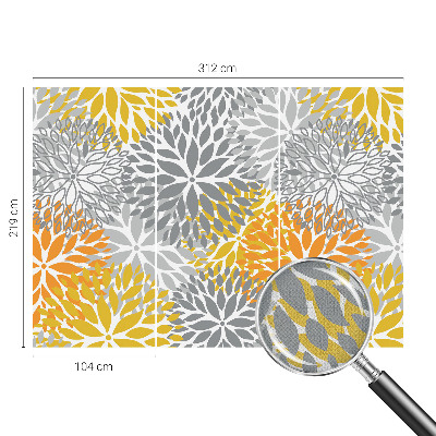 Självhäftande fotovägg Blomenergi