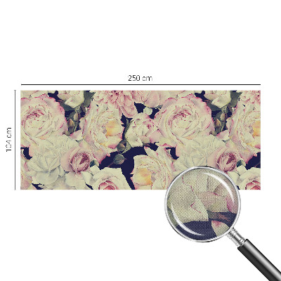 3D fototapet med motiv av en blombukett
