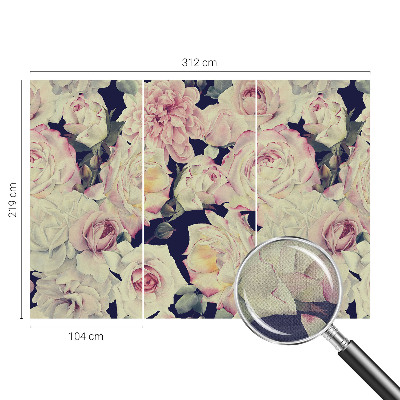 3D fototapet Blombukett