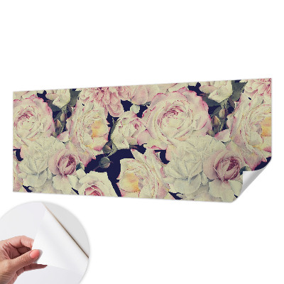 3D fototapet med motiv av en blombukett