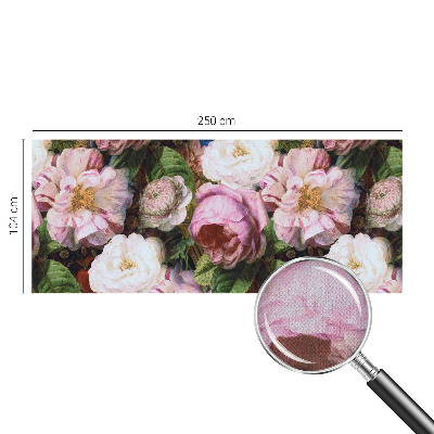 Peel and stick fototapet med blommigt mönster som ger en elegant känsla