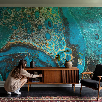 Självhäftande fotovägg Abstrakt struktur