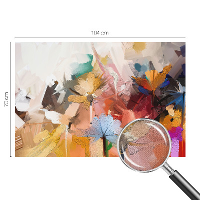 3D fototapet Blommig abstrakt