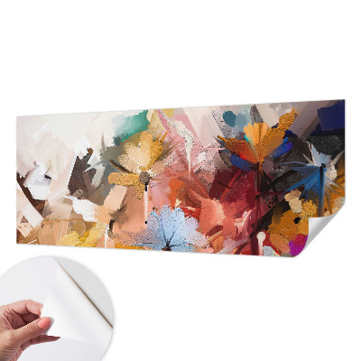 3D fototapet Blommig abstrakt