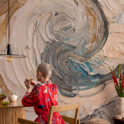 Fototapet för barn med färgglada virvlar