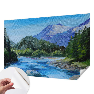 Fototapet barn Bergslandskap