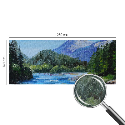 Fototapet barn Bergslandskap