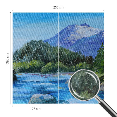 Fototapet barn Bergslandskap