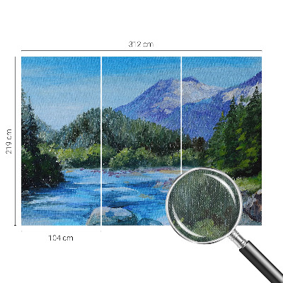 Fototapet barn Bergslandskap