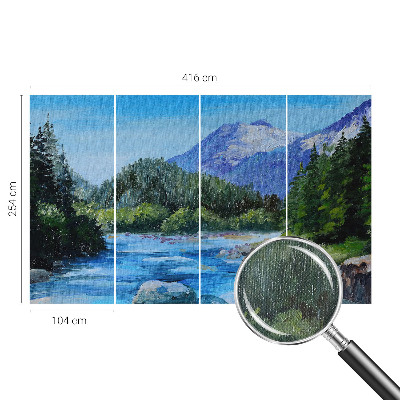 Fototapet barn Bergslandskap