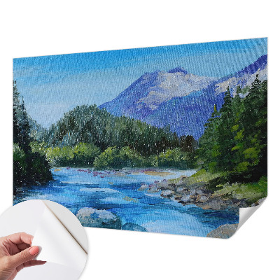 Fototapet barn Bergslandskap