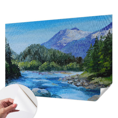 Fototapet barn Bergslandskap