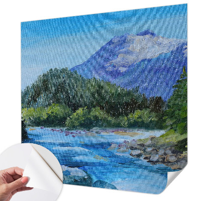 Fototapet barn Bergslandskap