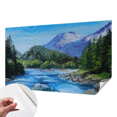 Fototapet barn Bergslandskap