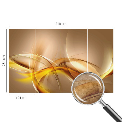 Fototapet barnrum Mjuka linjer