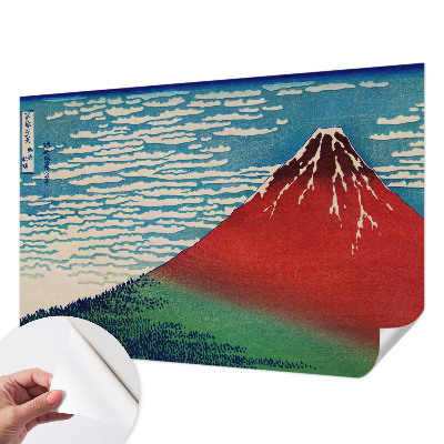 Fototapet barnrum Röda berget