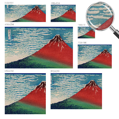 Fototapet barnrum Röda berget