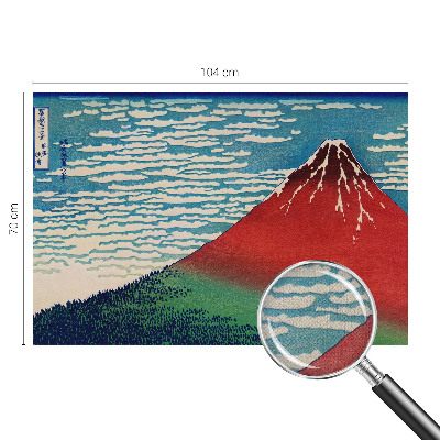 Fototapet barnrum Röda berget