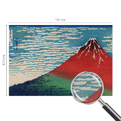 Fototapet barnrum Röda berget