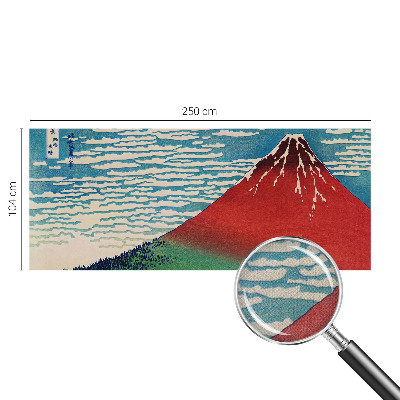 Fototapet barnrum Röda berget