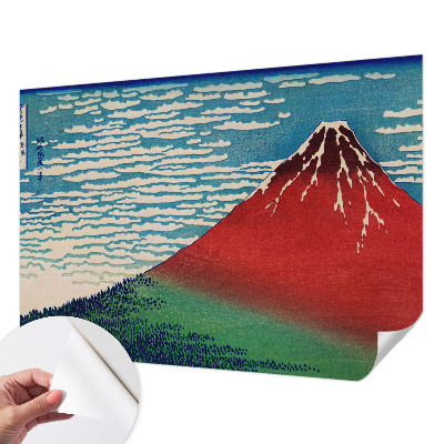 Fototapet barnrum Röda berget