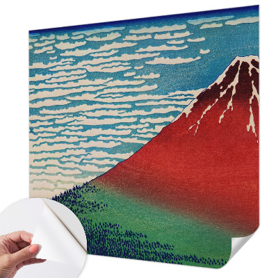 Fototapet barnrum Röda berget