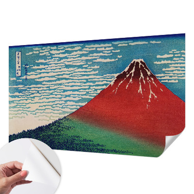 Fototapet barnrum Röda berget