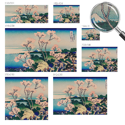 3D fototapet Körsbärsblommor