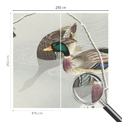 Peel and stick fototapet med motiv av lugna ankor