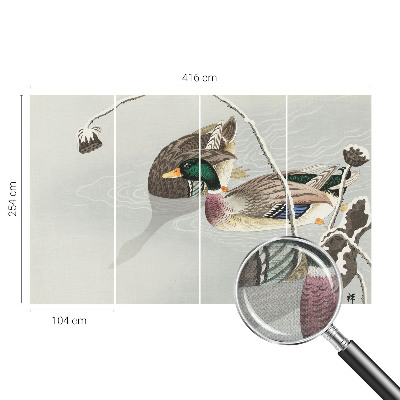 Peel and stick fototapet med motiv av lugna ankor
