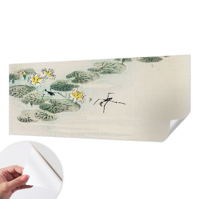 3D fototapet med motiv av lugnt vatten