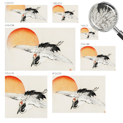 Fototapet barnrum Elegant kran