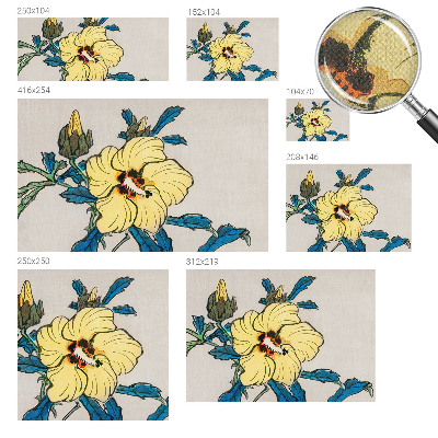 Fototapet barnrum Gul blomma