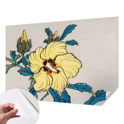 Fototapet barnrum Gul blomma
